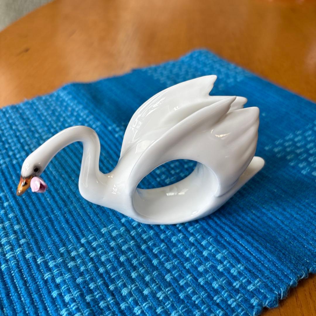 白鳥のナプキンリング