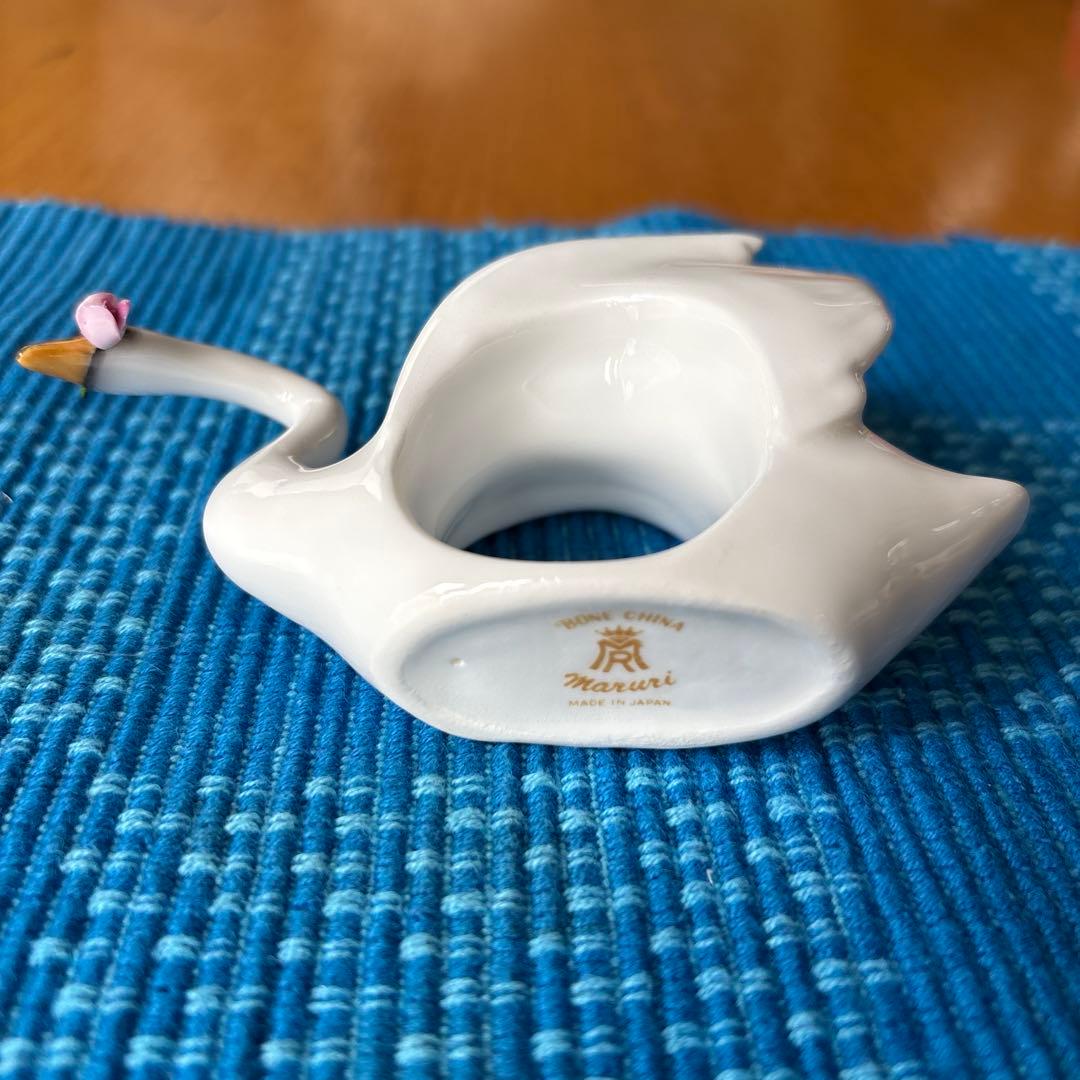 白鳥のナプキンリング