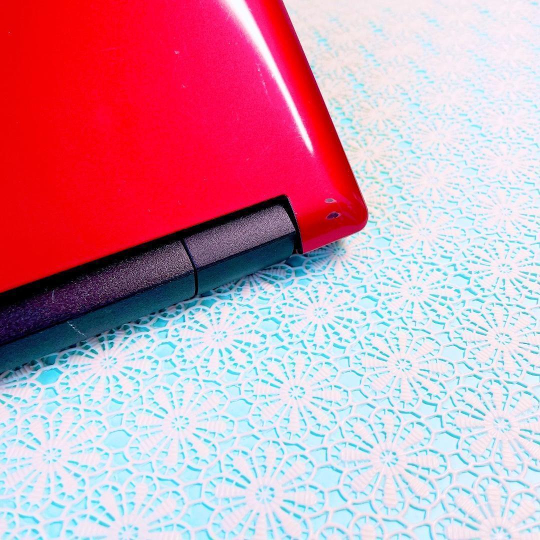 たっぷり大容量1TB❣️薄型ノートパソコン✨️可愛い赤！カメラ付き✨️初心者おすすめ