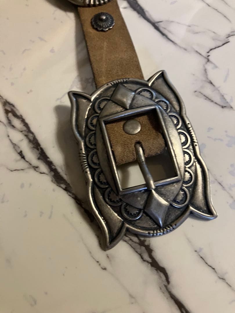 Whim Gazette Puntovita レザーコンチョベルト