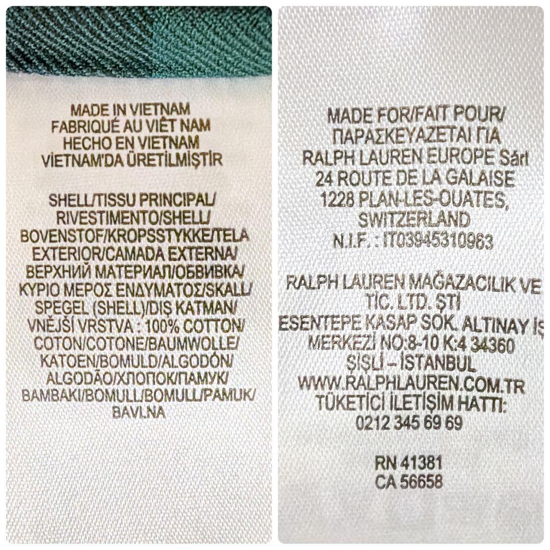 ポロラルフローレン スイングトップ ブラックウォッチ ポニー刺繍 ネイビー M