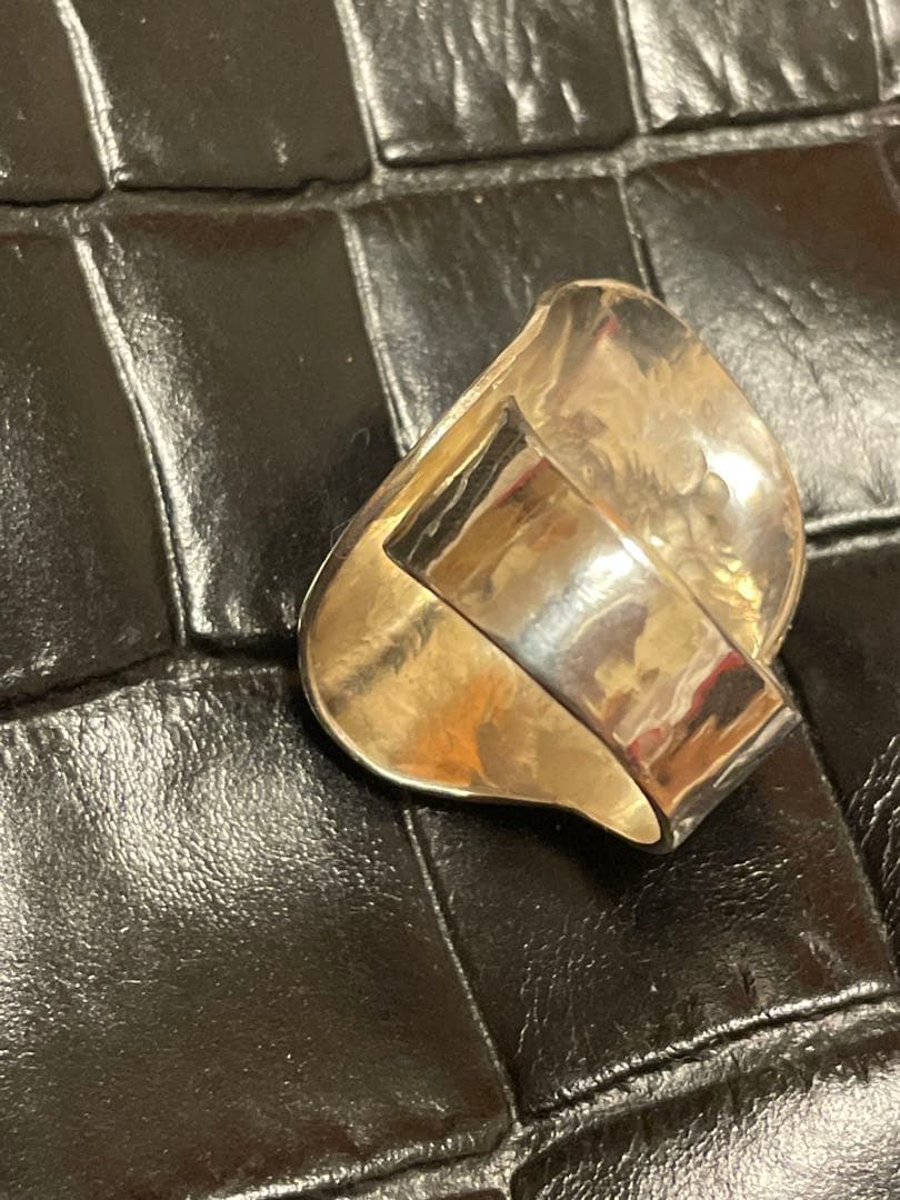 ◆感謝価格◆SILVER（シルバー925）×K20コンビリング◆