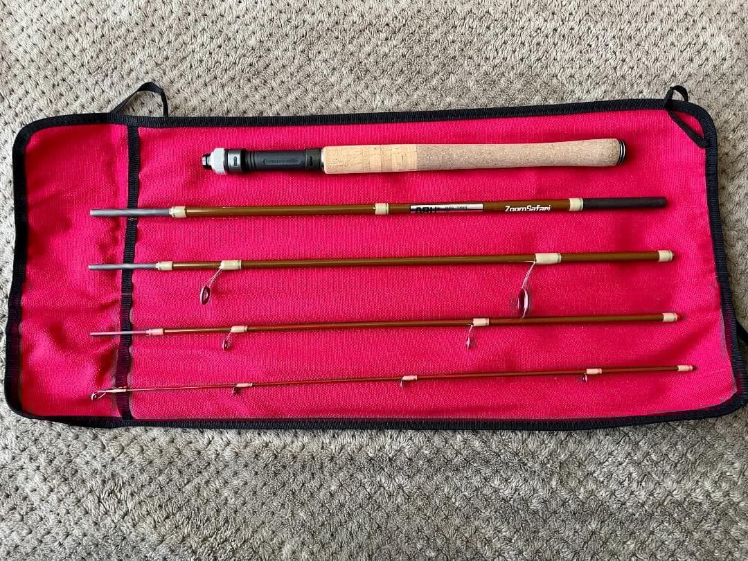 アブガルシア ズームサファリ 705ML 美品 モバイルロッド