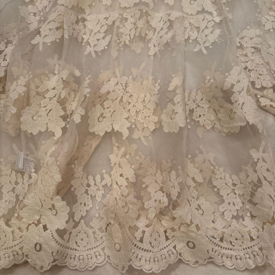 使用少　CLANE SHEER FLOWER レースシャツ　サイズ1
