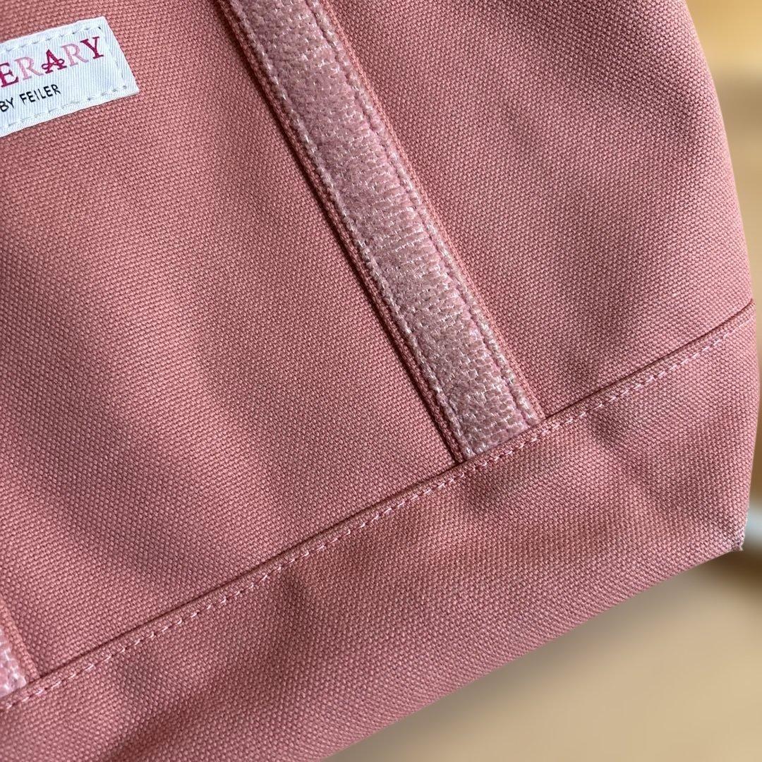 Y*M様 オールドテディガールワッペントートバッグピンクフェイラーラブラリーバイ