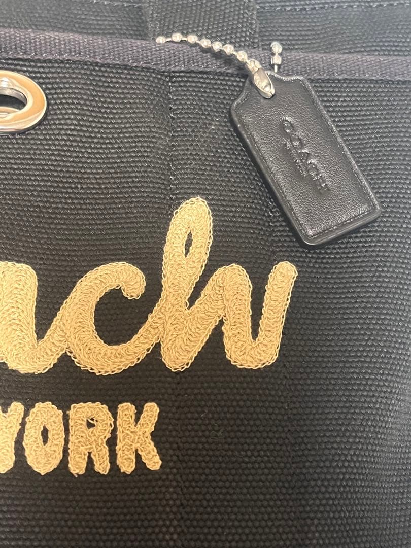 COACHコーチ　カーゴトートバッグ　キャンバス CP164　ブラック