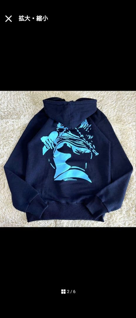 HYSTERIC GLAMOUR プルオーバーパーカー M ネイビー ヒスガール