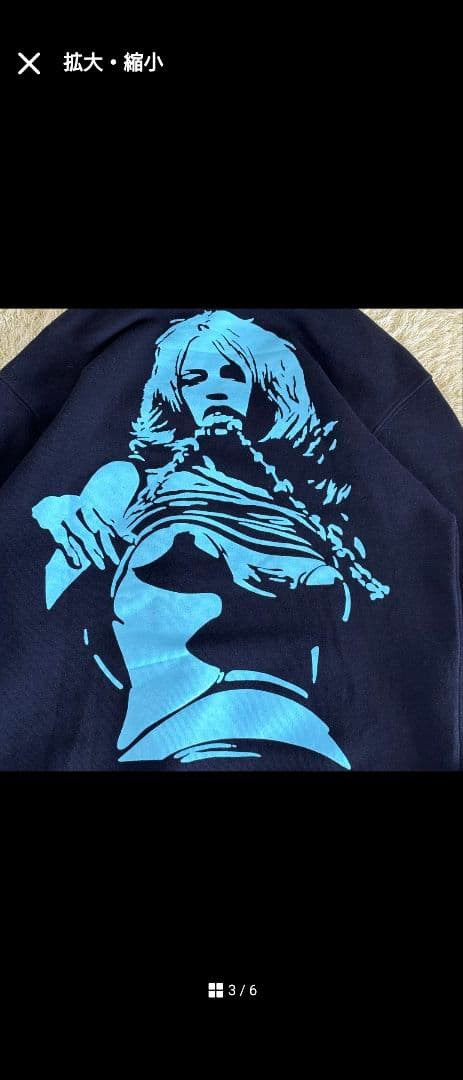 HYSTERIC GLAMOUR プルオーバーパーカー M ネイビー ヒスガール