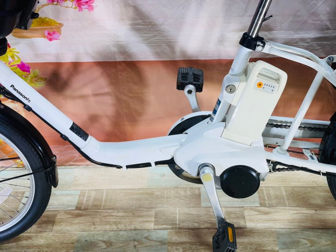 パナソニックギュット⭐️12AH！子供乗せ電動アシスト自転車Y2532