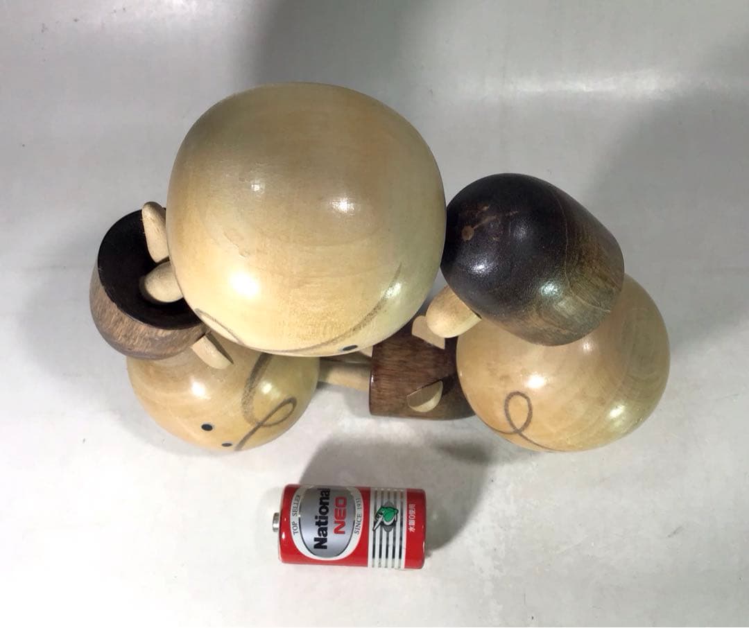 昭和レトロ 遊ぶ天使 創作こけし 人形 モダン アート 郷土玩具 作家 こけし