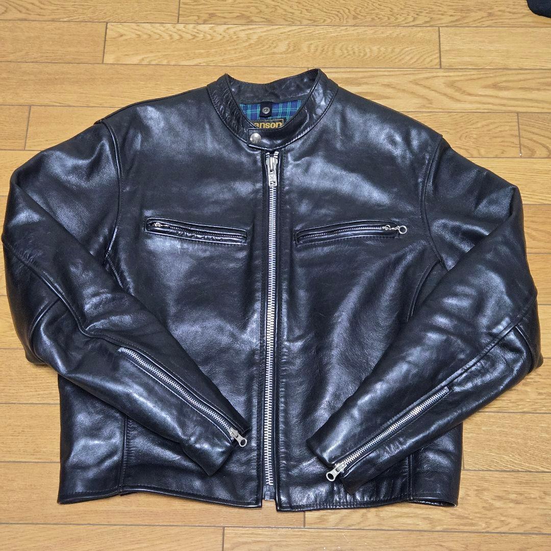 vanson コメット　シングルライダースジャケット