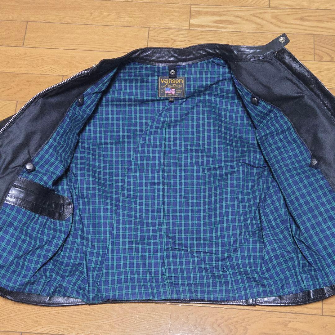 vanson コメット　シングルライダースジャケット