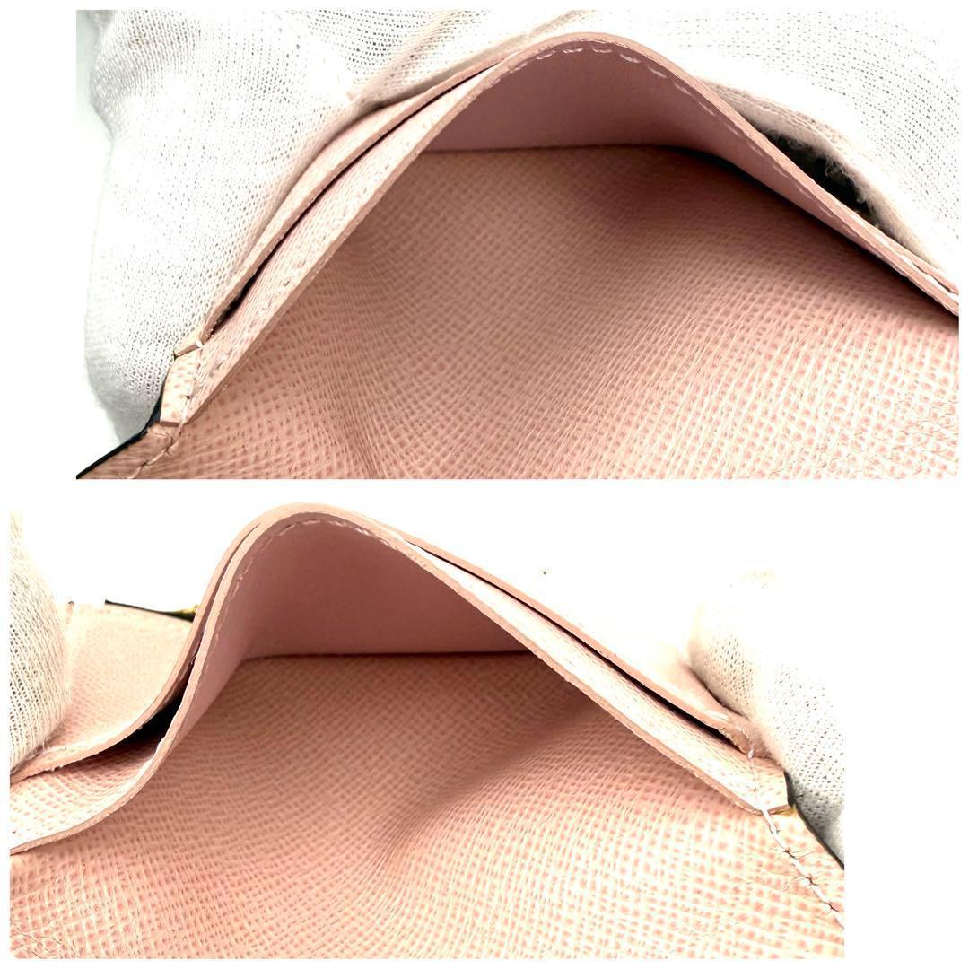 【 tomotomo】ルイヴィトンポルトフォイユ ゾエ ローズバレリーヌ