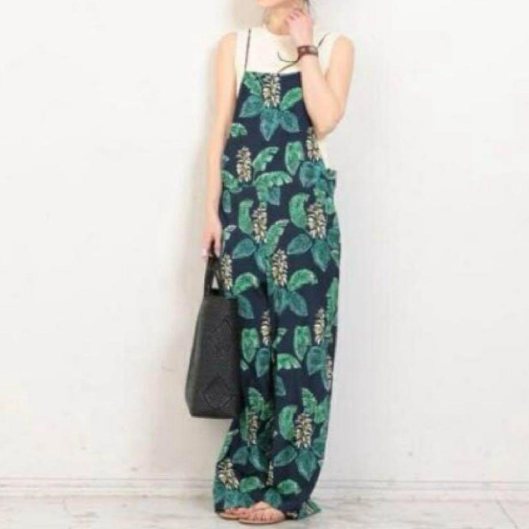 新品タグ付き　別注　ビューティー　レインスプーナーボタニカルアロハオールインワン