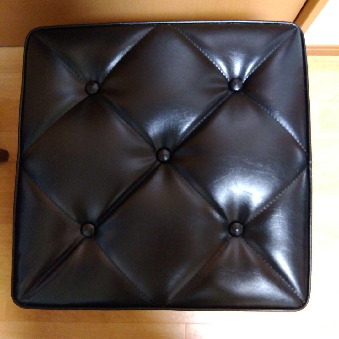 カリモク60 オットマン ブラック 美品