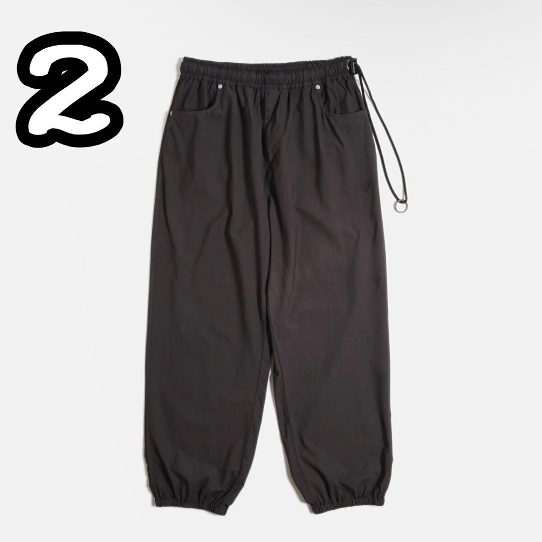 パンツ barbell object dw pt(d.charcoal) 25SS 2