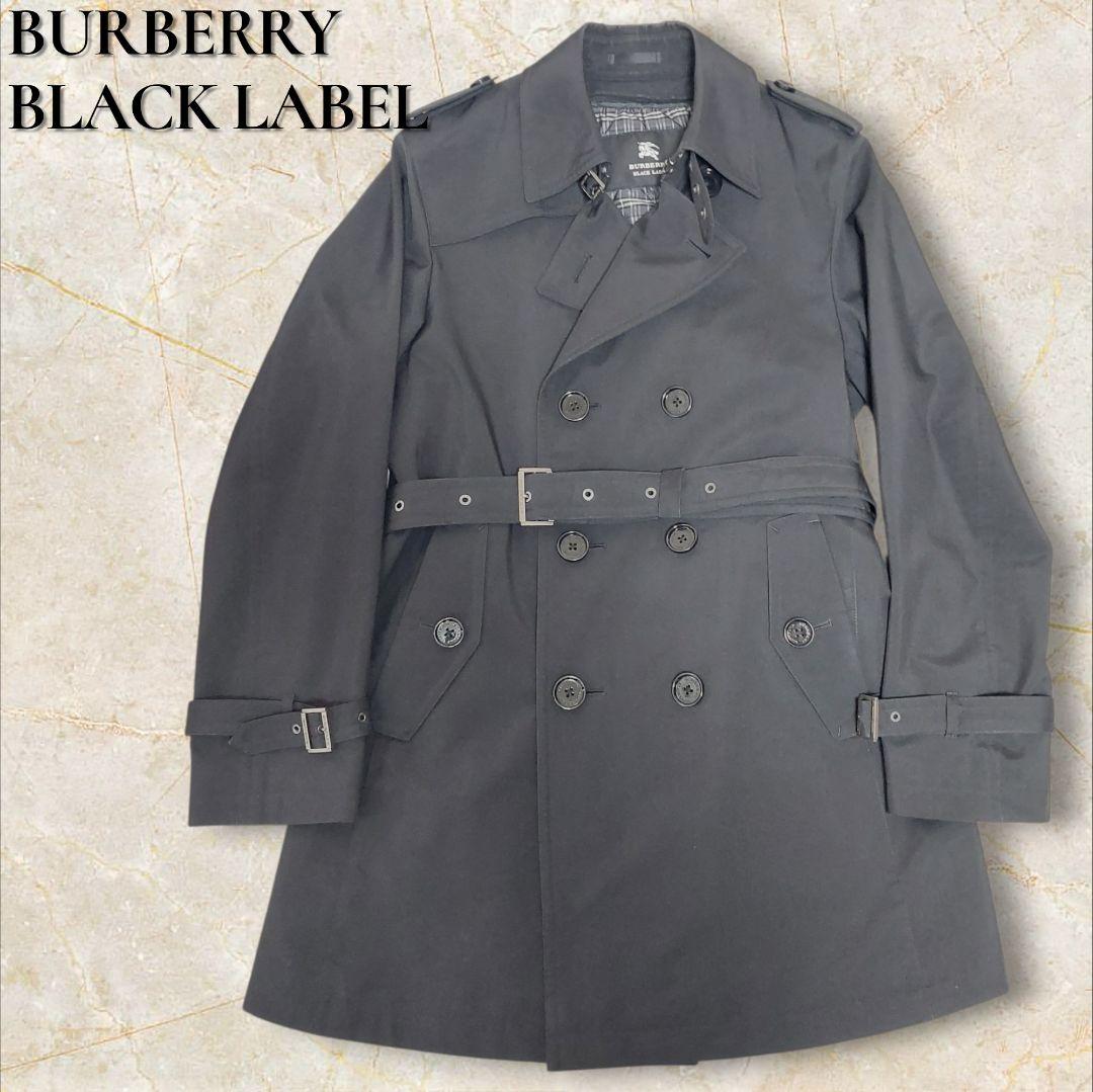 【専用】 バーバリーブラックレーベル トレンチコート L ライナー付 ベルト 黒