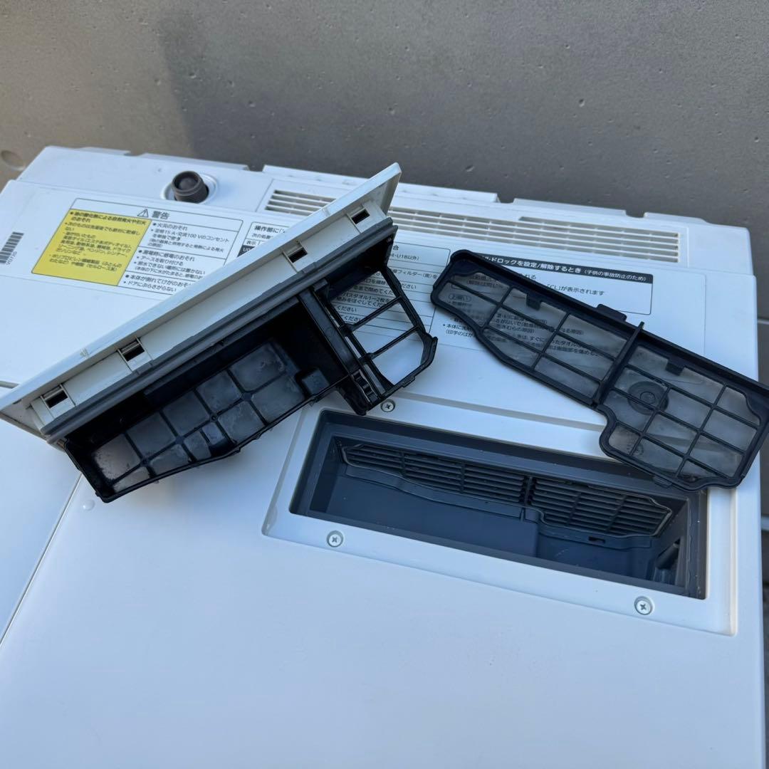 12★2018年製★パナソニック　ドラム式洗濯機　7KG 熱乾燥　キューブル