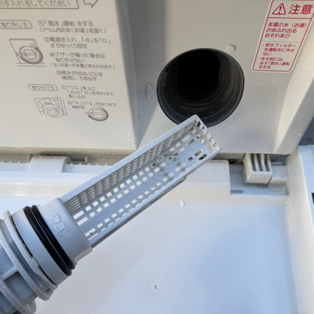 12★2018年製★パナソニック　ドラム式洗濯機　7KG 熱乾燥　キューブル