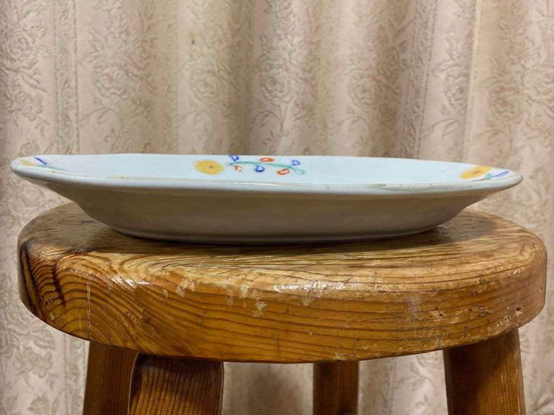 ◇新品未使用◇伊藤聡信　色絵オーバル(楕円)大皿
