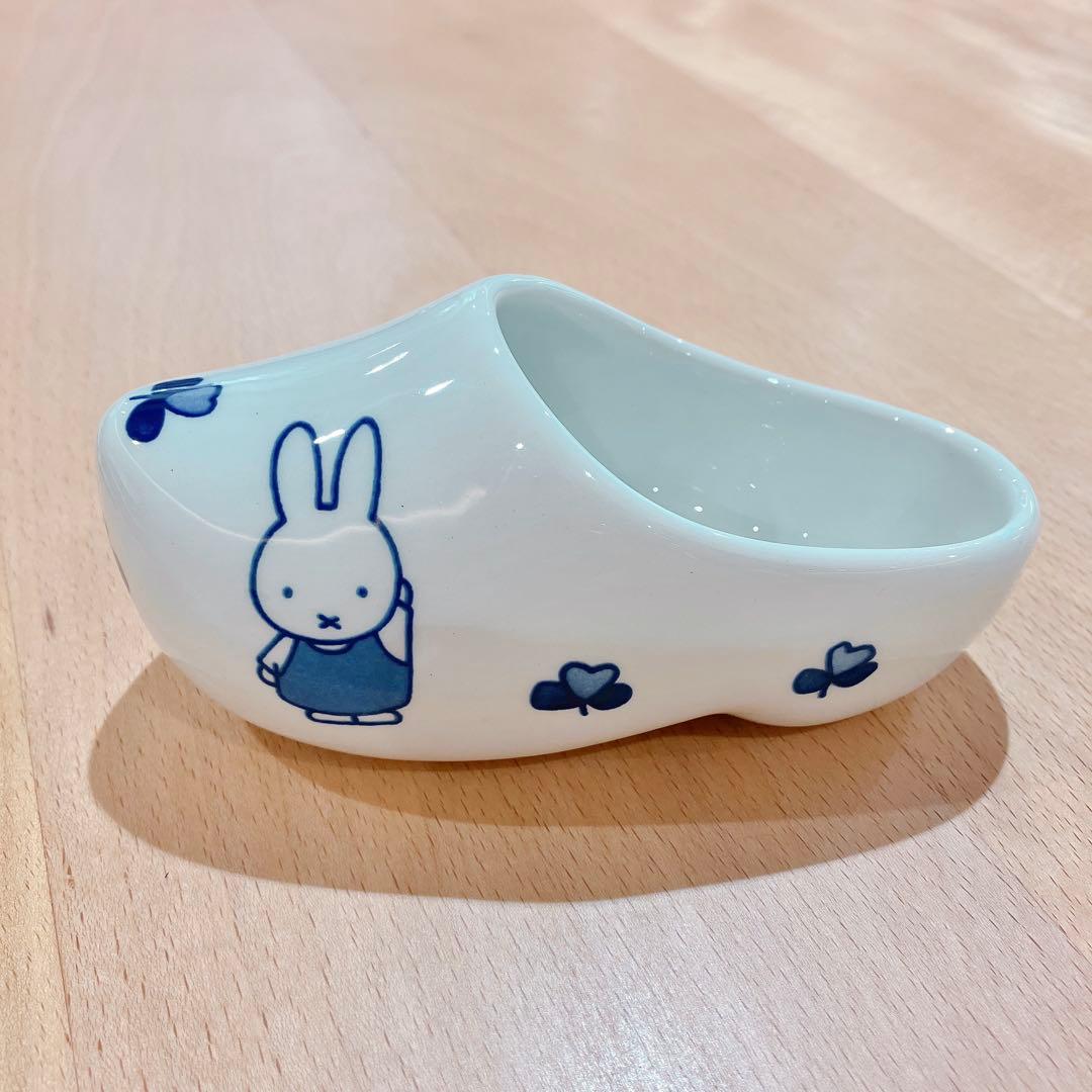 万博　ミッフィー　オランダ館　置物　陶器　木靴型　ロイヤルデルフト