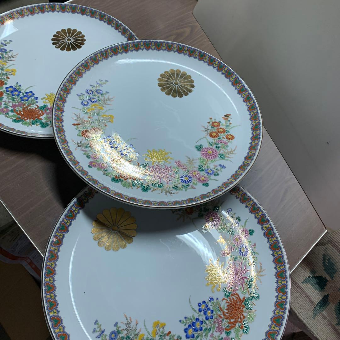 E⑦ 和皿　大皿　3枚セット