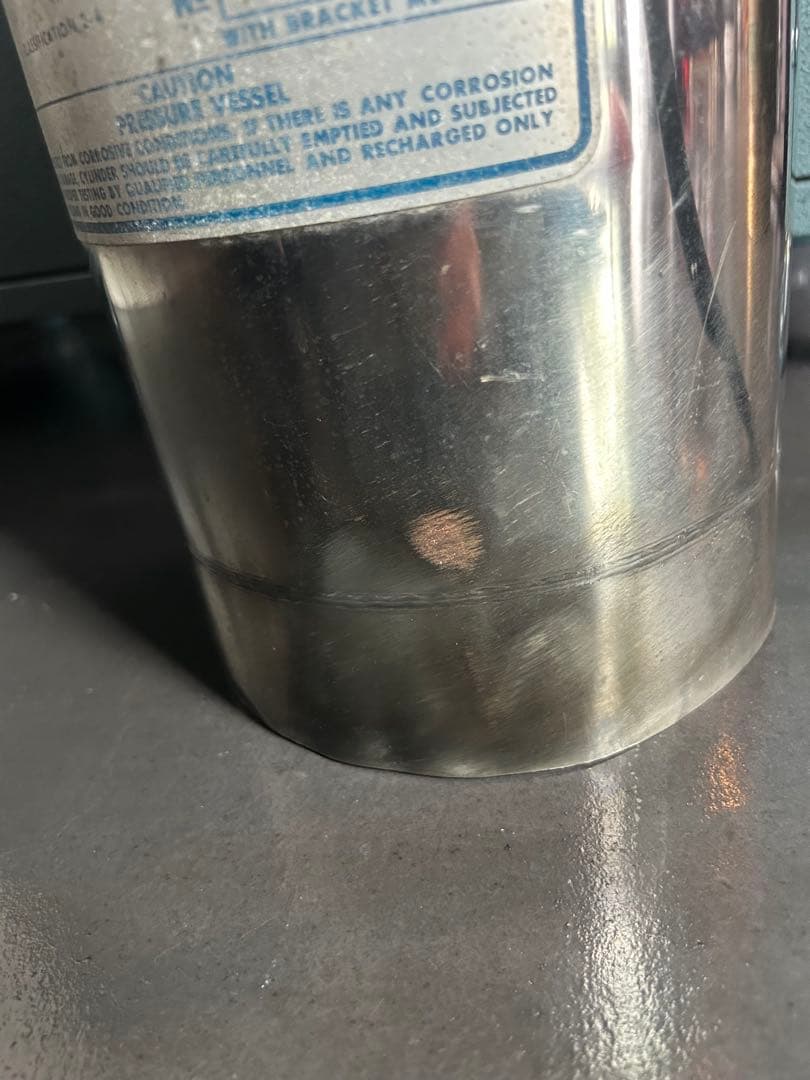 アメリカ　ヴィンテージ　消火器