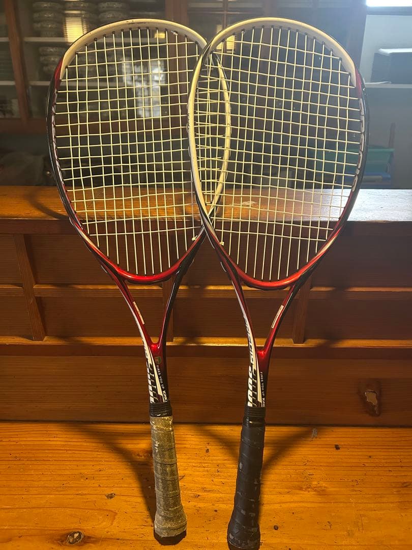 軟式テニスラケット　4点セットまとめ売り　カバー付き