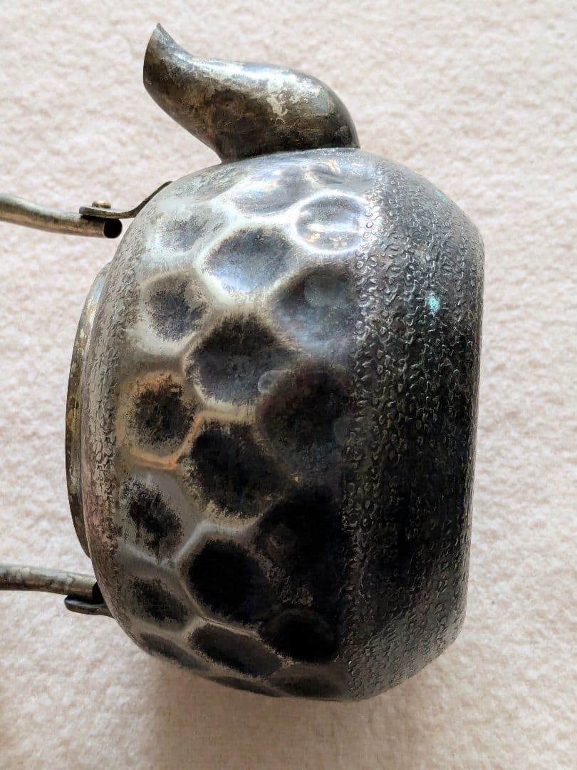【アンティーク】いぶし銀　薬缶 鉄瓶