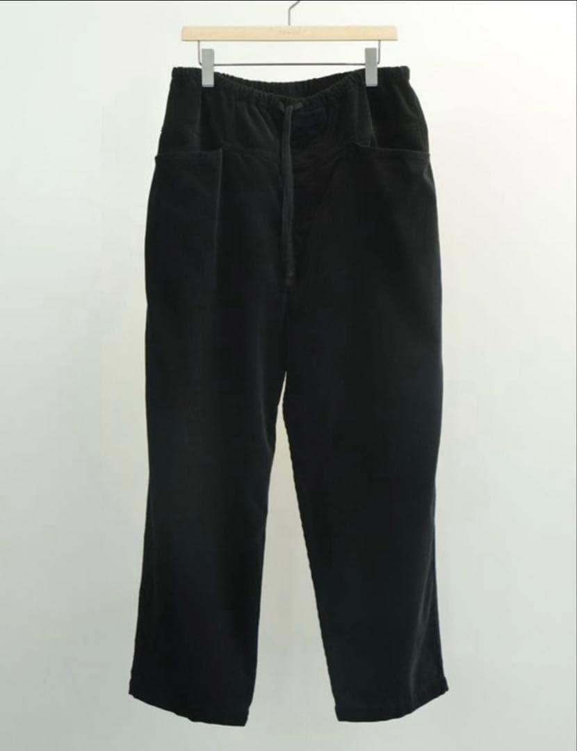 SIZE1 26SS comoli コーデュロイドローストリングパンツ