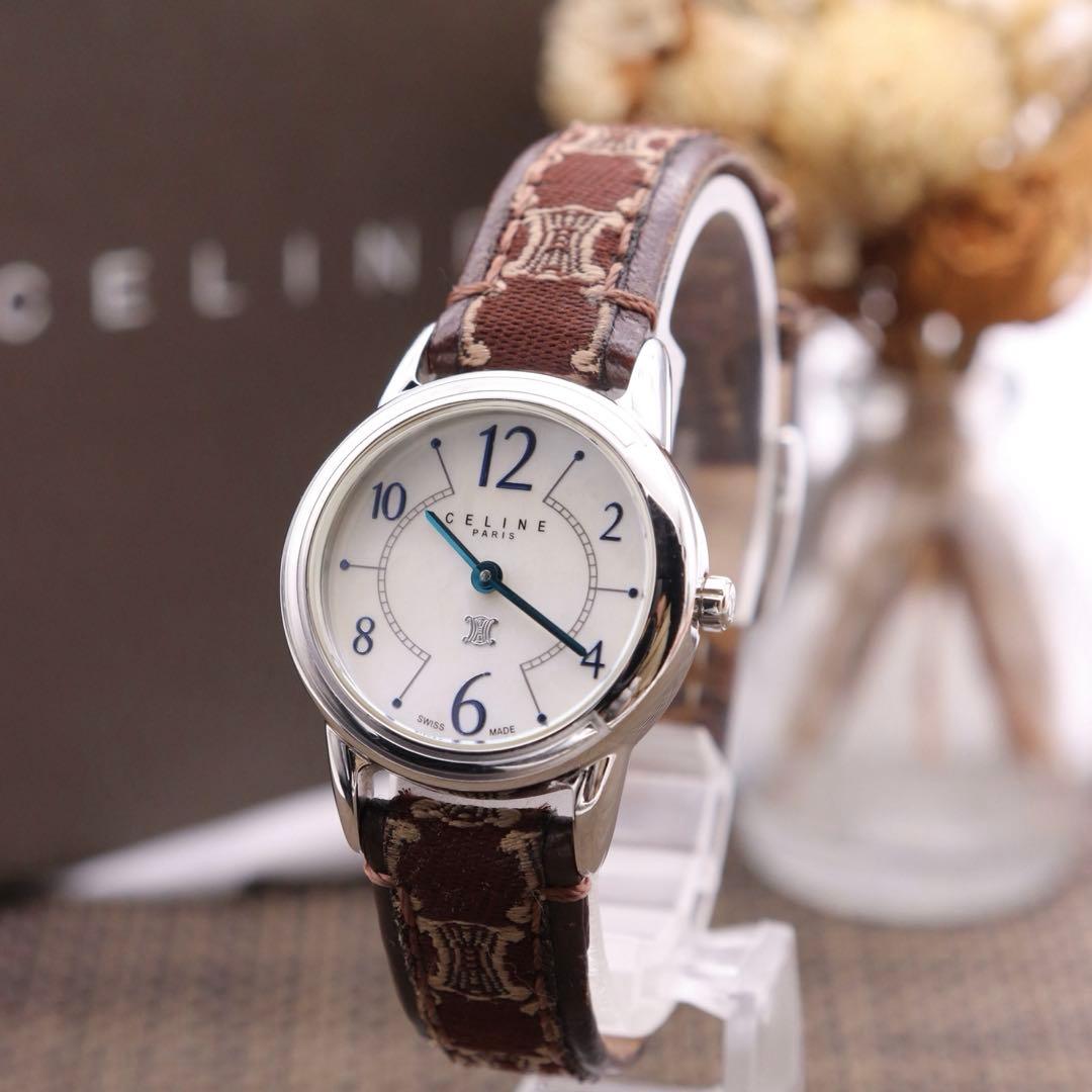 正規品【新品電池】CELINE マカダム/青針 動作品 人気モデル 美品 人気