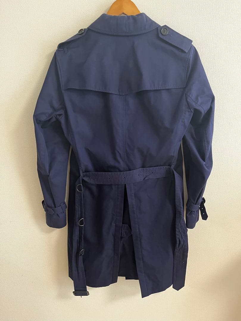Burberry ネイビー ダブルブレスト トレンチコート
