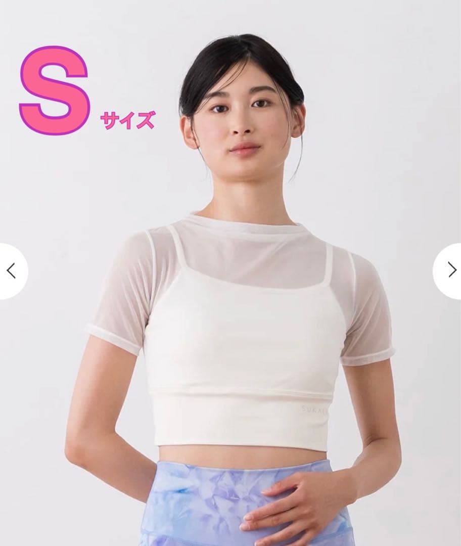 【新品】完売日‼️SUKALA シアーレイヤードキャミブラトップ S