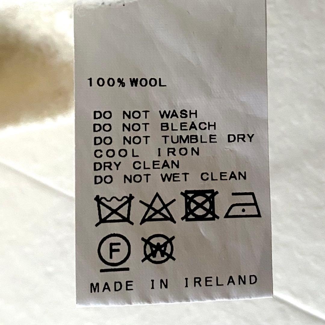 美品☆アランウーレンミルズ 洗える ハイネック ケーブルニット ゆったり