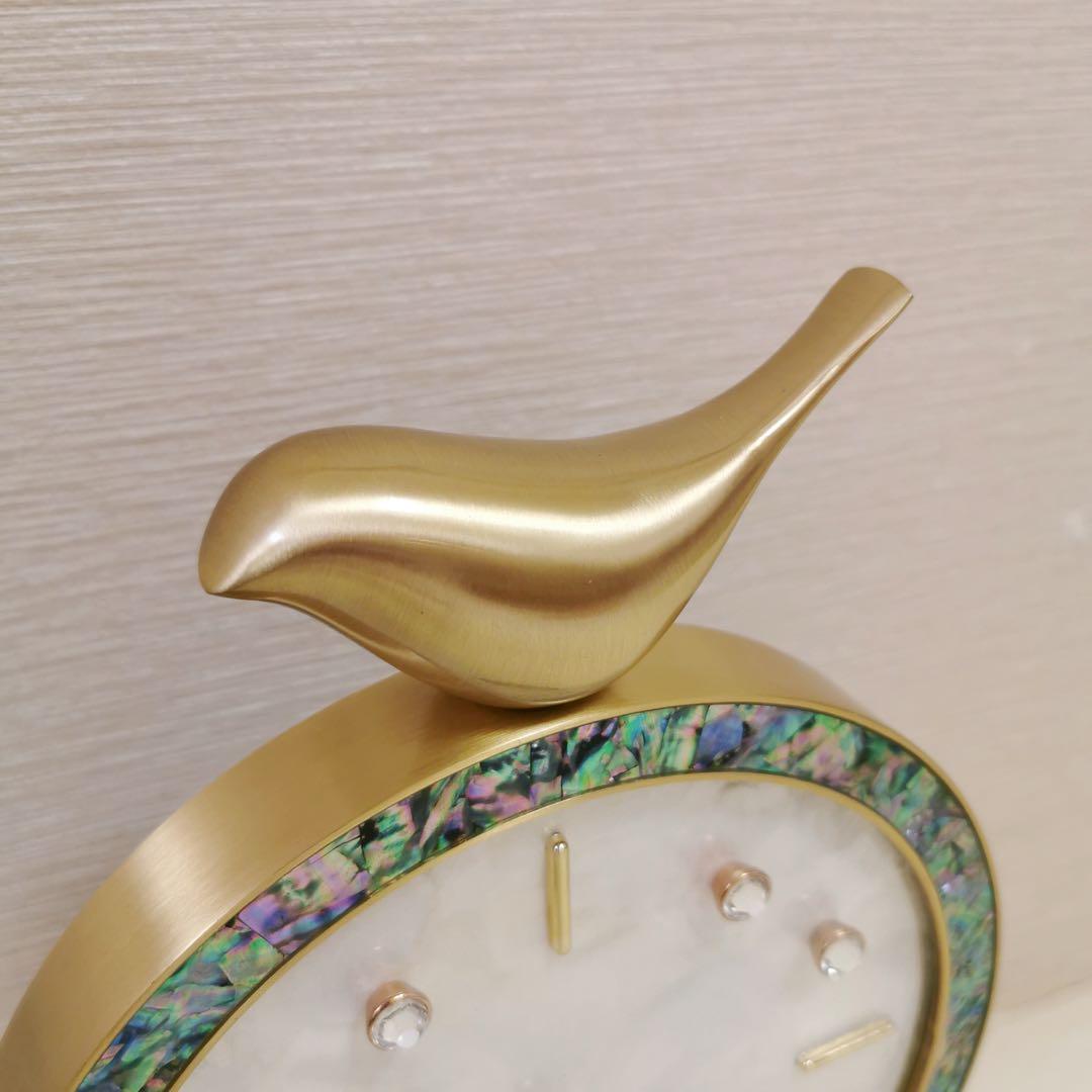 ✨完全新品 美品 電波置き時計 モダン 静音タイプ インテリアにも◎✨