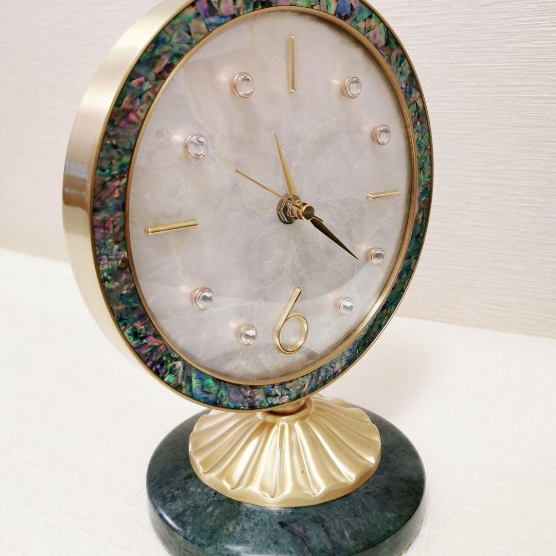 ✨完全新品 美品 電波置き時計 モダン 静音タイプ インテリアにも◎✨