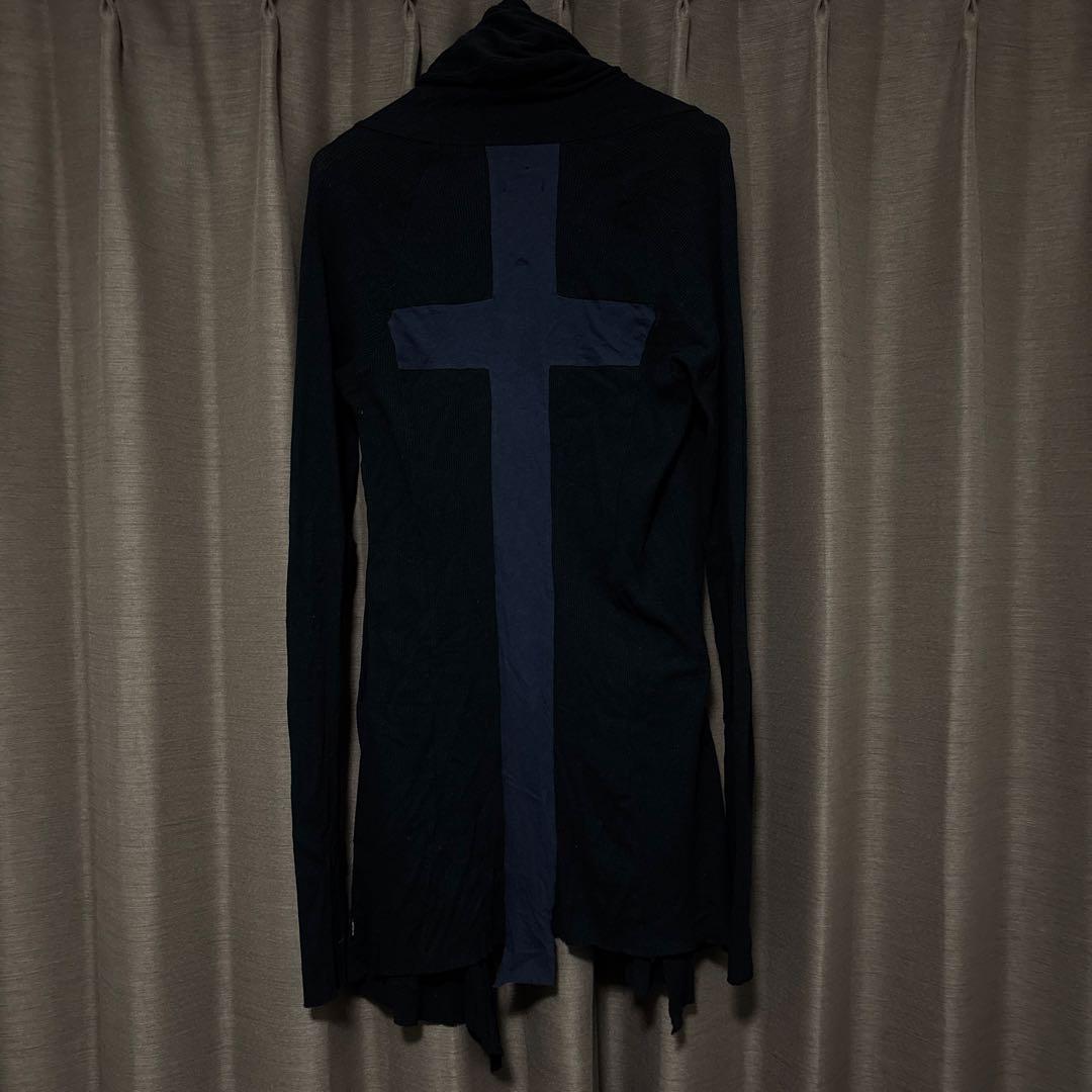 トップス 00s back cross cardigan vkei archive y2k