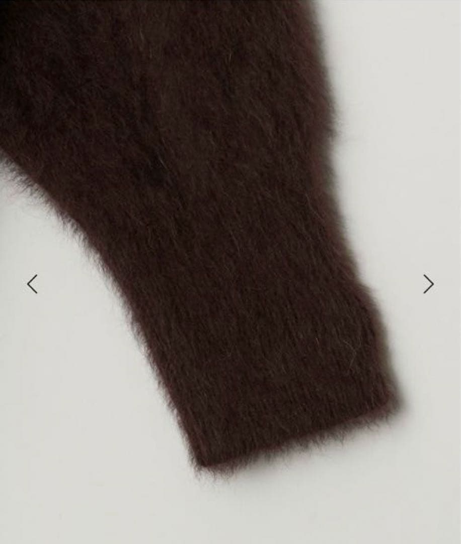 UNITED ARROWS 新品 フォックスカシミヤクルネックニット