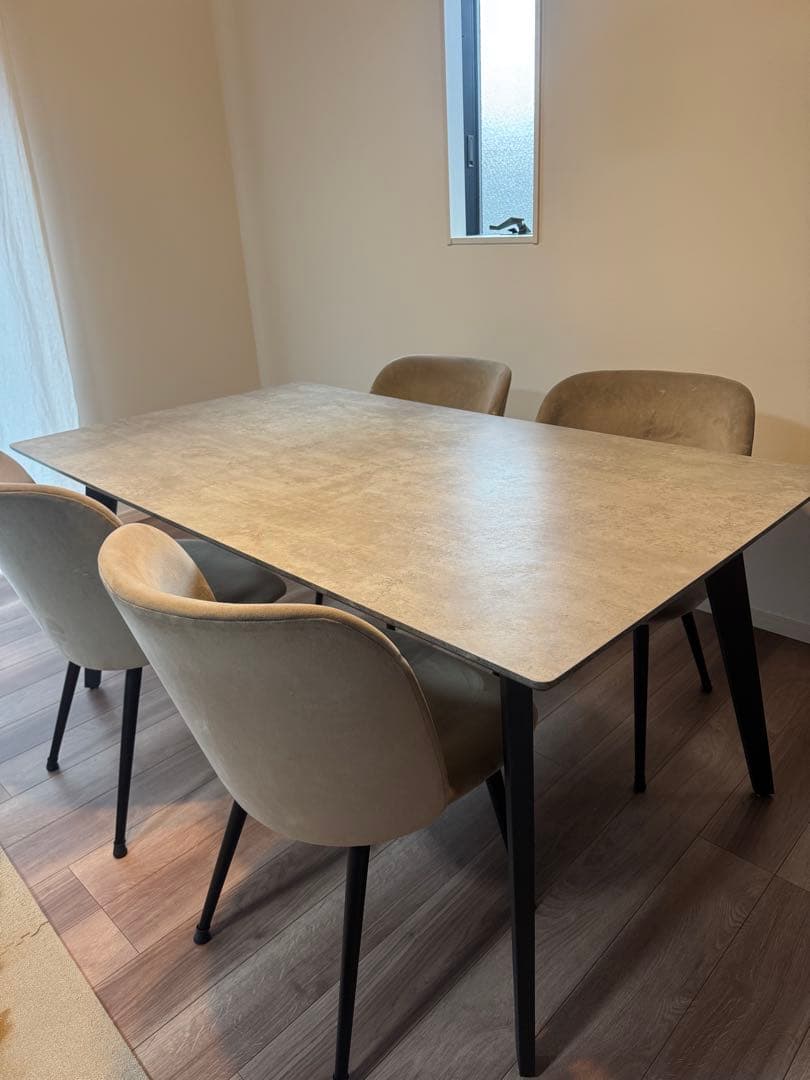 【週末セール限定】ダイニングテーブル+チェア4脚