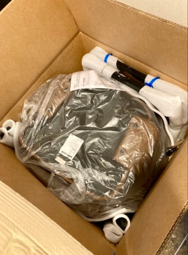 新品未開封 ダイニングチェア2脚セット ミルクブラウン