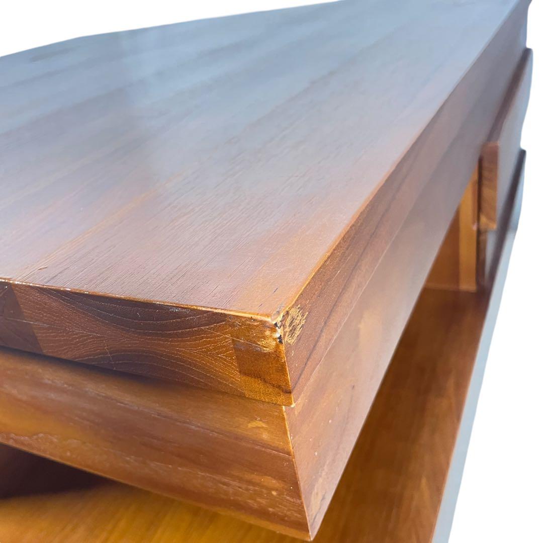 HR425 【希少デザイン】スキャンティーク　SCANTEAK 　ローテーブル