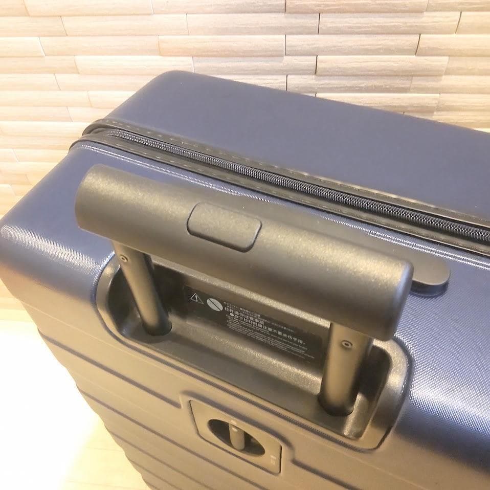 【廃盤】無印良品 バーの高さを自由に調節できるストッパー付き キャリー 85L