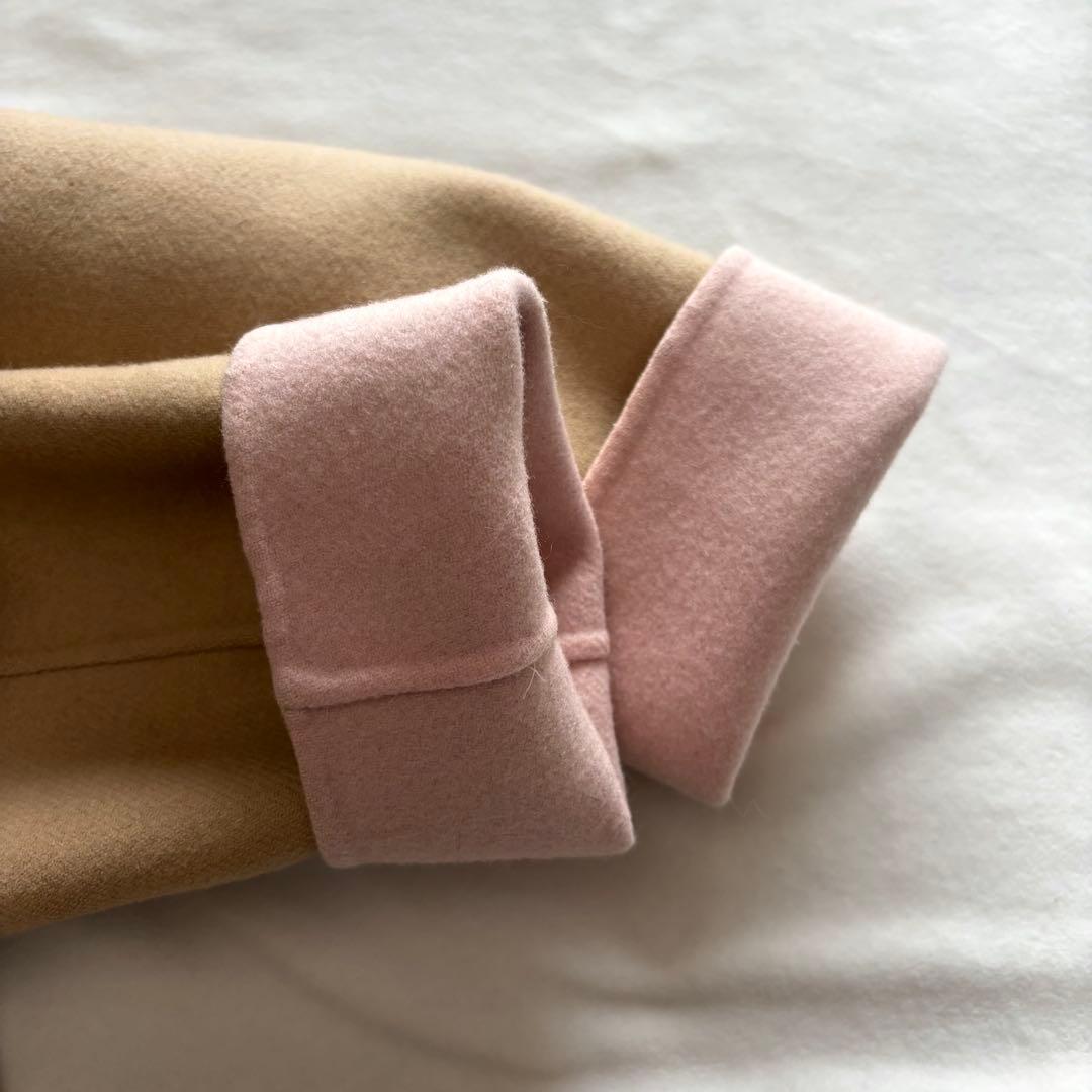 美品☆ボールジィ　トゥモローランド　カシミヤ混　ノーカラーコート ロングコート