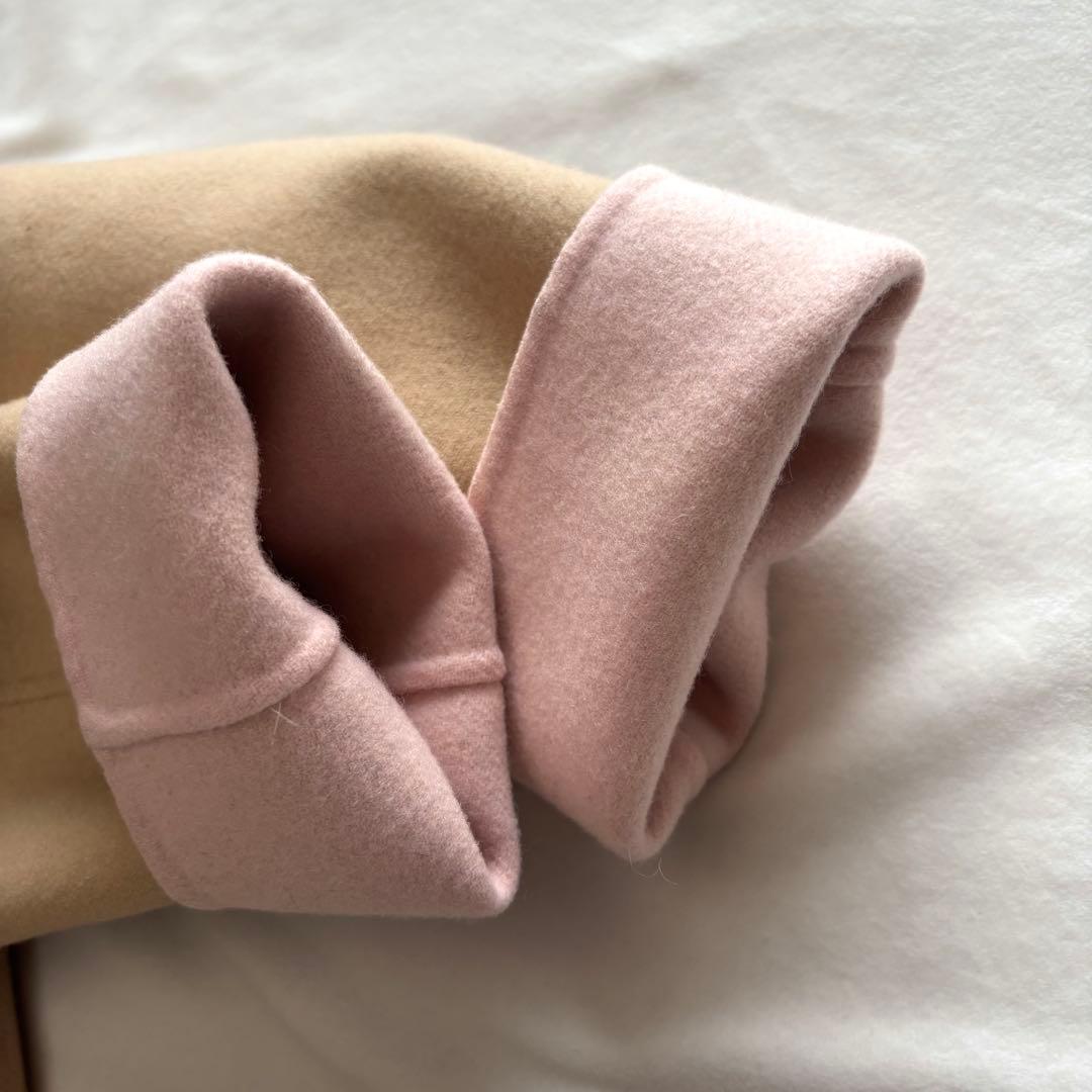 美品☆ボールジィ　トゥモローランド　カシミヤ混　ノーカラーコート ロングコート