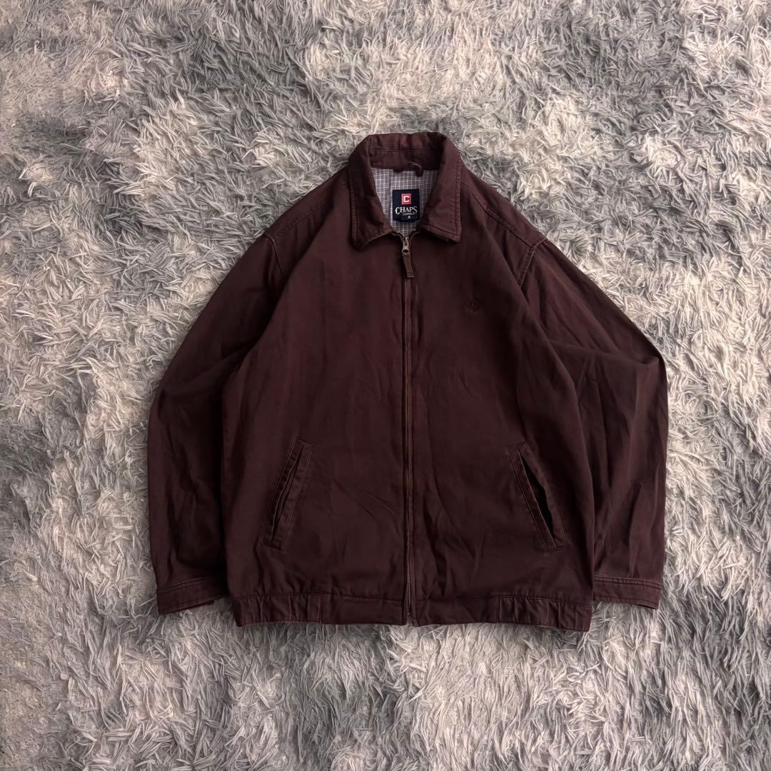 わ*に様 90s チャップス　ラルフローレン　スウィングトップ　ブルゾン　ブラウ