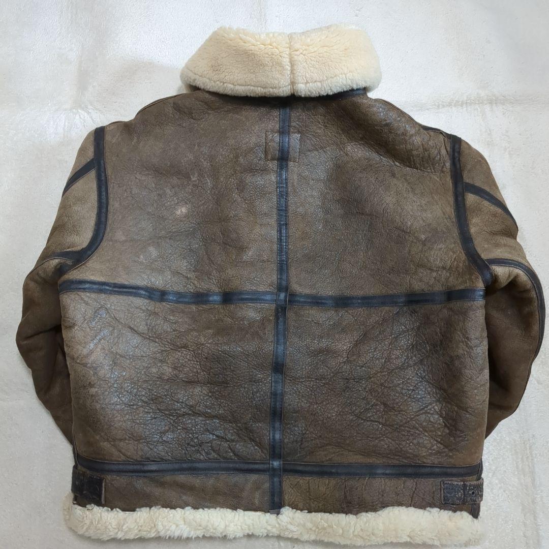 AVIREX フライトジャケット B-3 ムートン 希少 42サイズ ブラウン