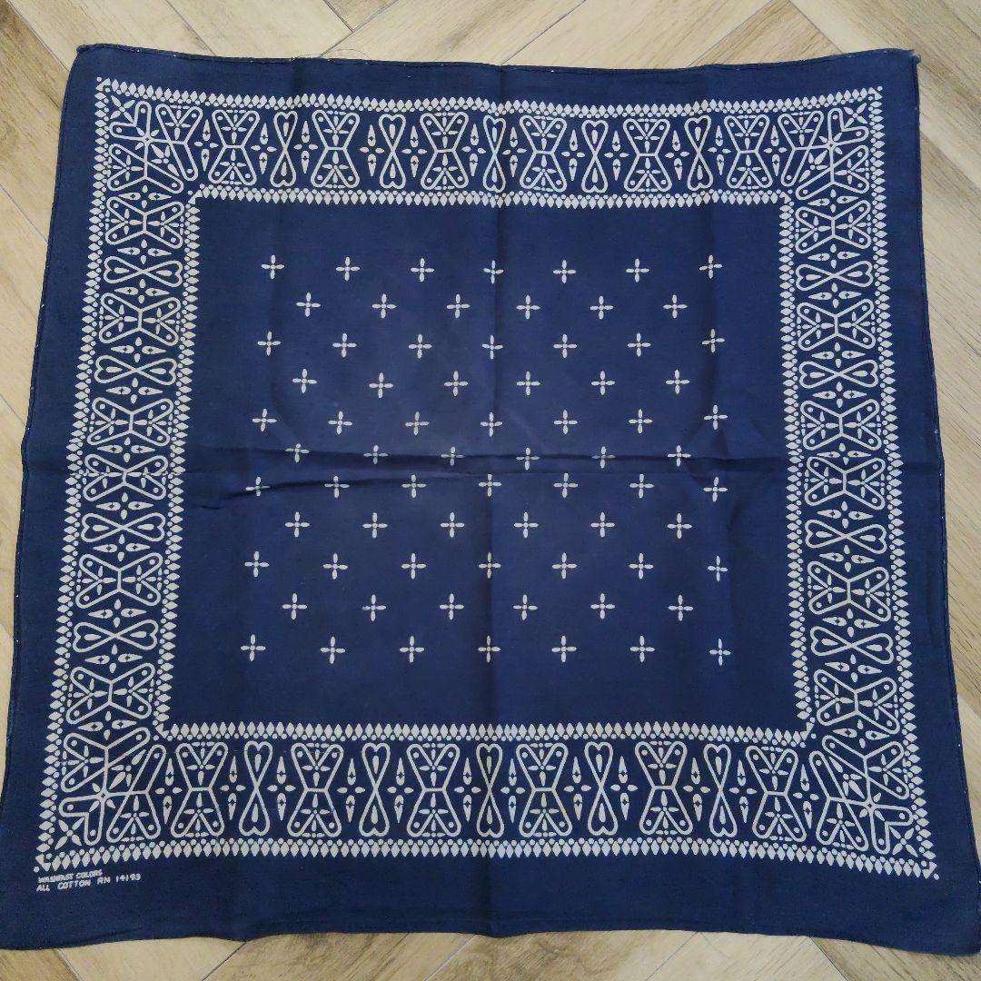 60s オリジナル　クロスバンダナ　vintage