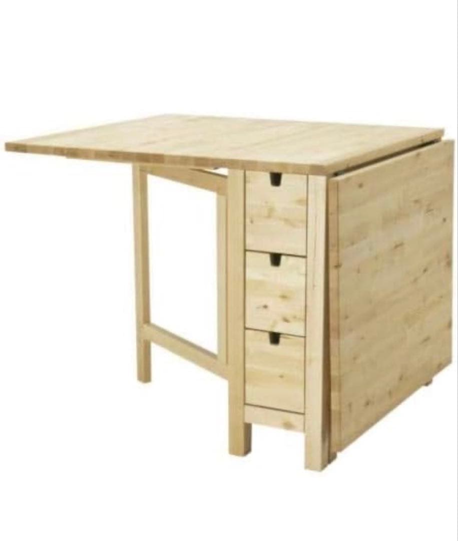 IKEA NORDEN ノールデン ゲートレッグテーブル, バーチ