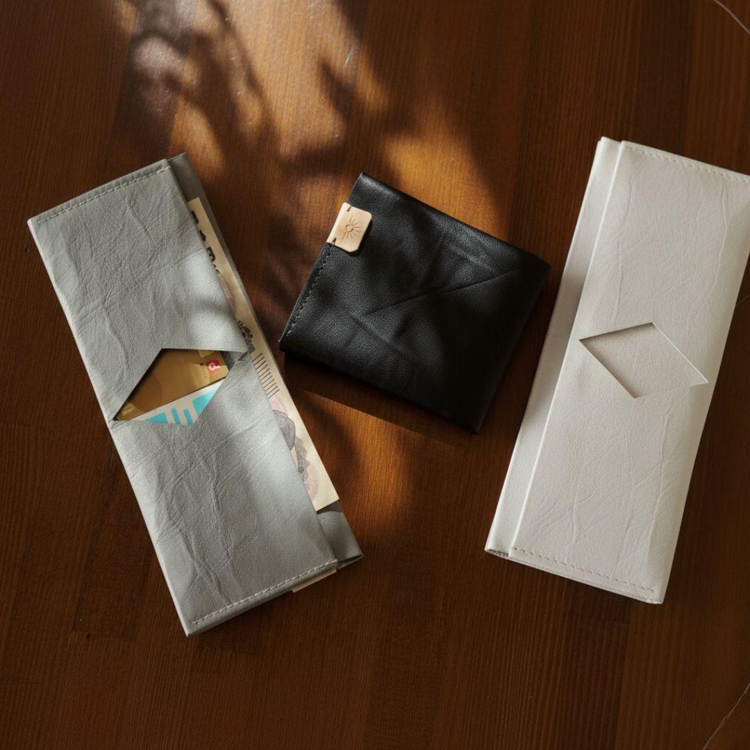 ダイニーマレザー 防水撥水コンパクトウォレット