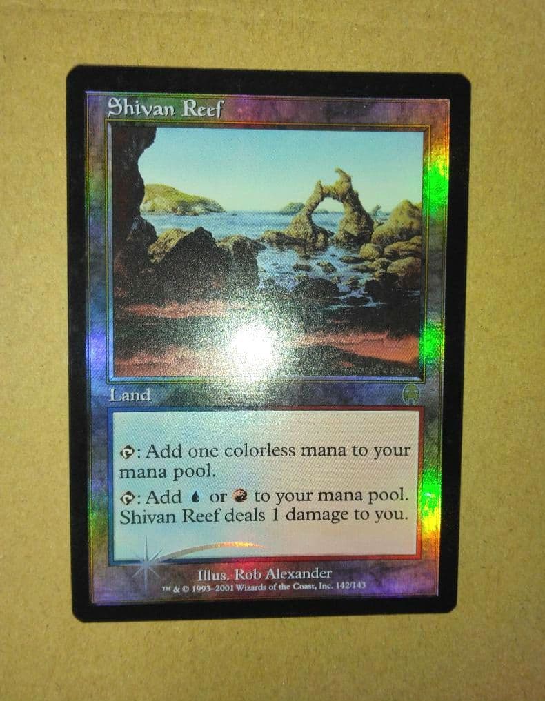 シヴの浅瀬 Shivan Reef 英語 Foil APC MTG
